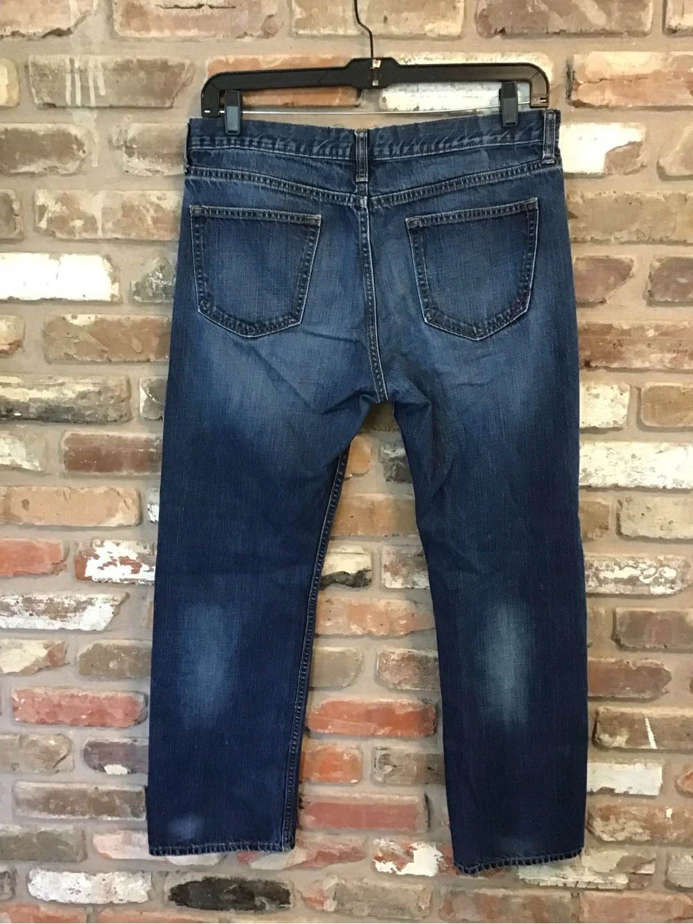Banana Republic Men's Dark Blue Vintage Straight Jeans 35X32